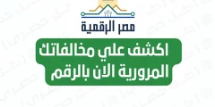 رابط شغال.. الاستعلام عن مخالفات المرور 2023 بالرقم القومي أو رقم السيارة على بوابة مصر الرقمية