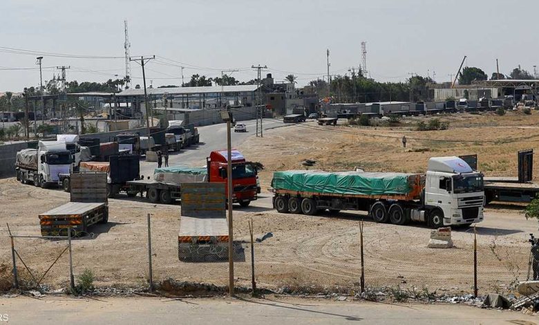 دفعة جديدة من المساعدات تدخل غزة من مصر
