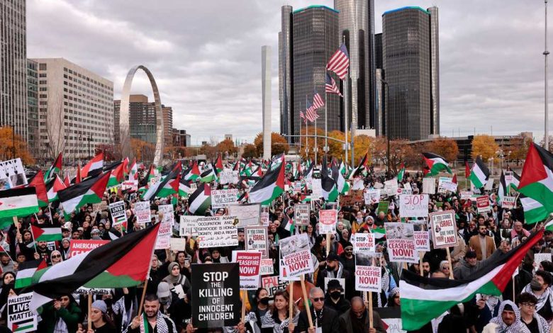 تظاهرات في لندن وباريس ونيويورك دعما للفلسطينيين