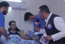 أحد الجرحى الفلسطينيين بمستشفى العريش العام: أحظى برعاية خاصة فى مصر.. فيديو